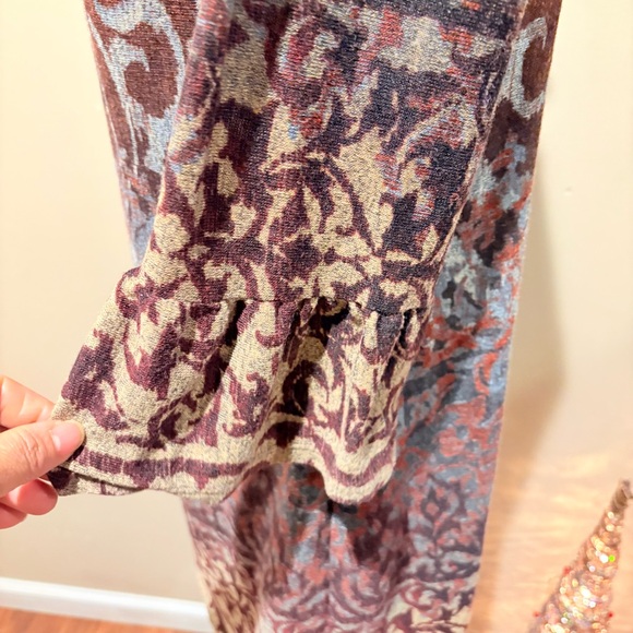 Rabbit Rabbit Rabbit designs women's ruffle 3/4 sleeves dress size 8 - Picture 2 of 14